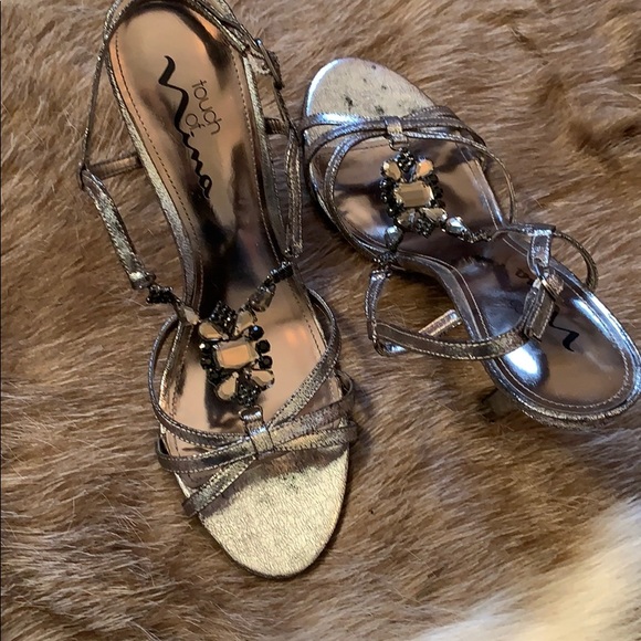 Touch of NINA jeweled sandals silver - Picture 2 of 11